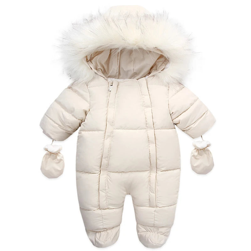 Winter Baby Jumpsuit With Glove