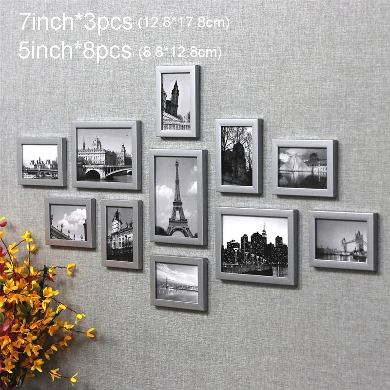 11Pcs Picture Frames Wall Photo Frame