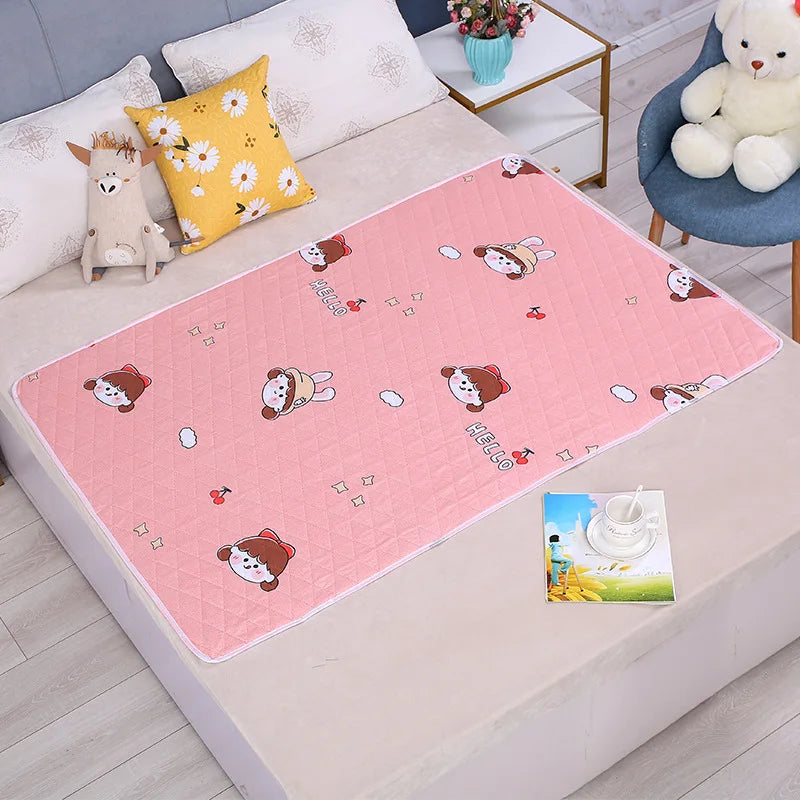 Waterproof Baby Mattress Protector – Washable Cartoon Urine Mat
