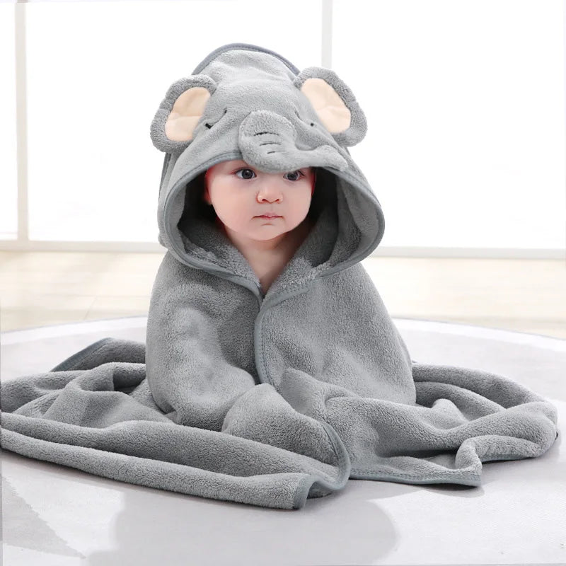 Baby Bath Towels Soft Newborn Hooded Towel