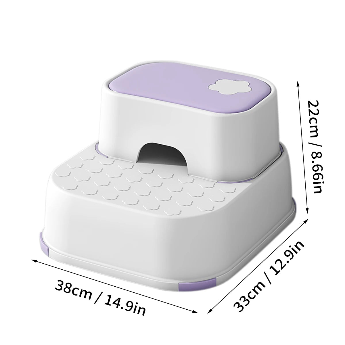 Kid Step Stool Bathroom Non Slip Safety Training