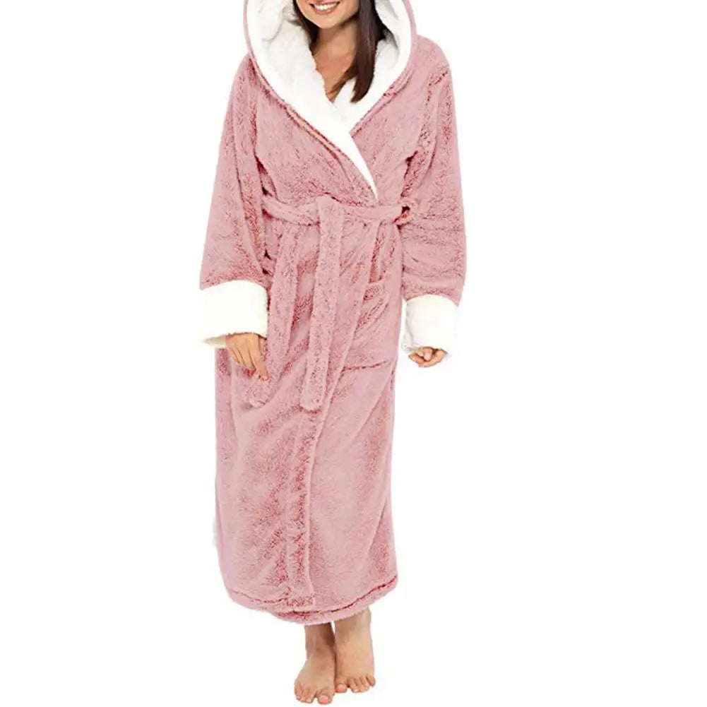 Women Bathrobe Plush