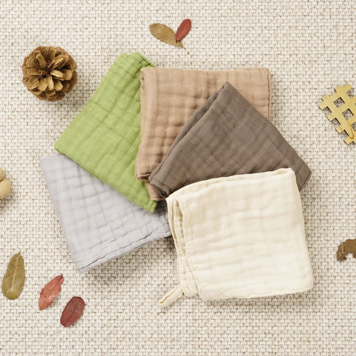 Bamboo Muslin Washcloths Face Towel