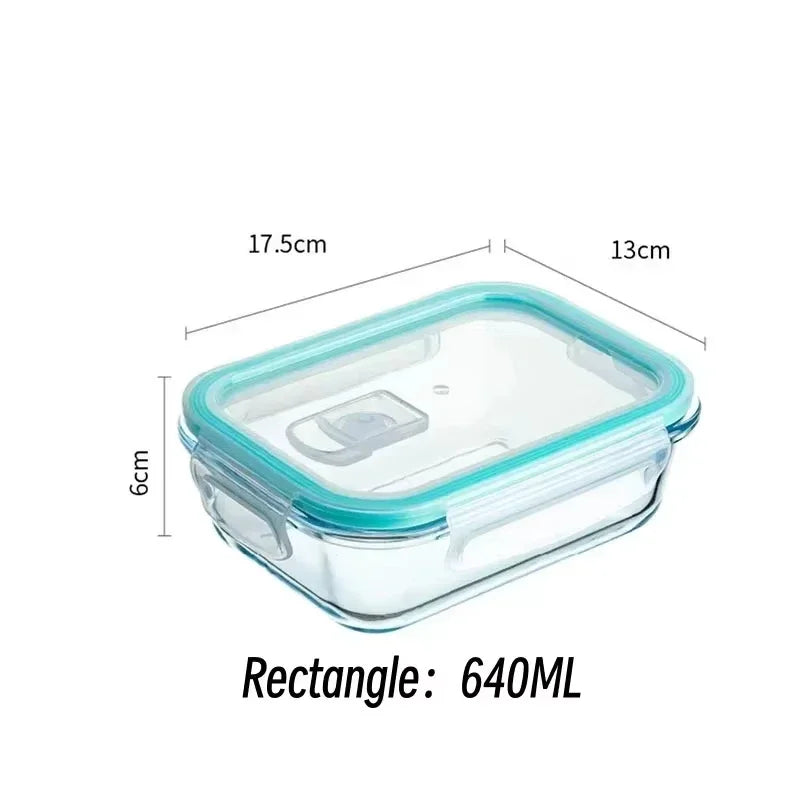 Glass Lunch Box Food Storage Containers