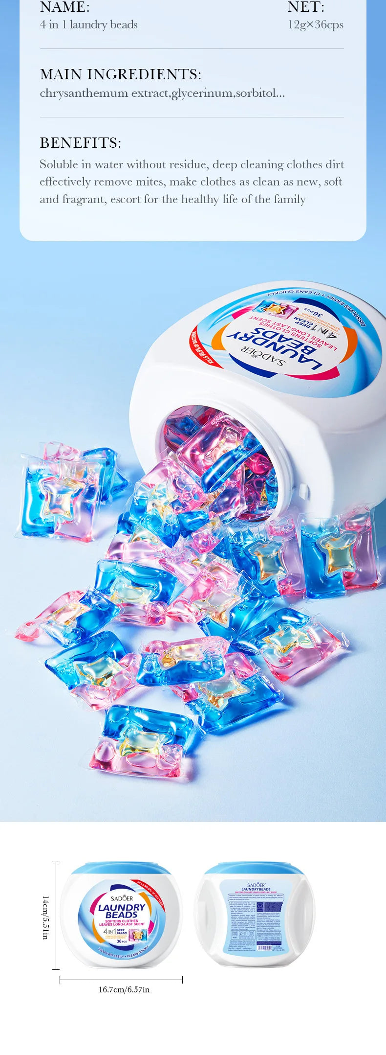 Deep-cleaning Laundry Detergent