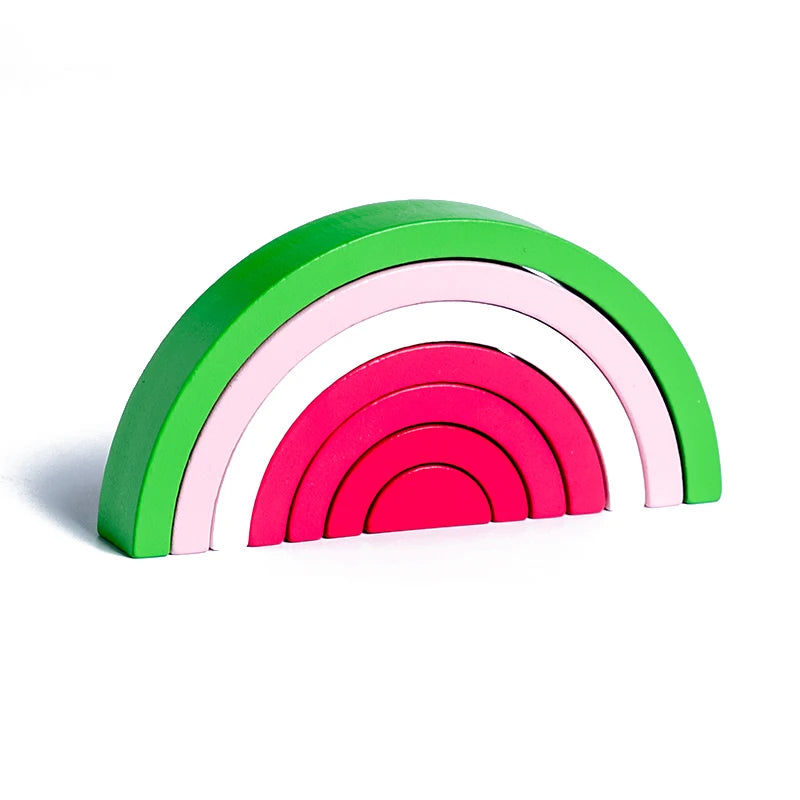 Wooden Rainbow Educational Montessori Toy