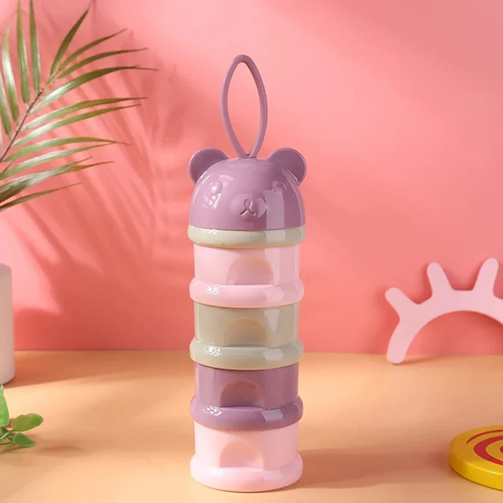 4 Grid Portable Milk powder box