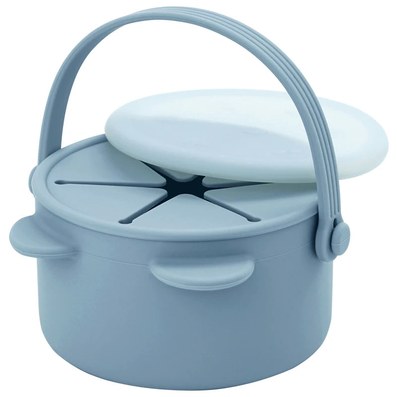Leakproof snack cup with secure lid for baby travel – Winnebaby