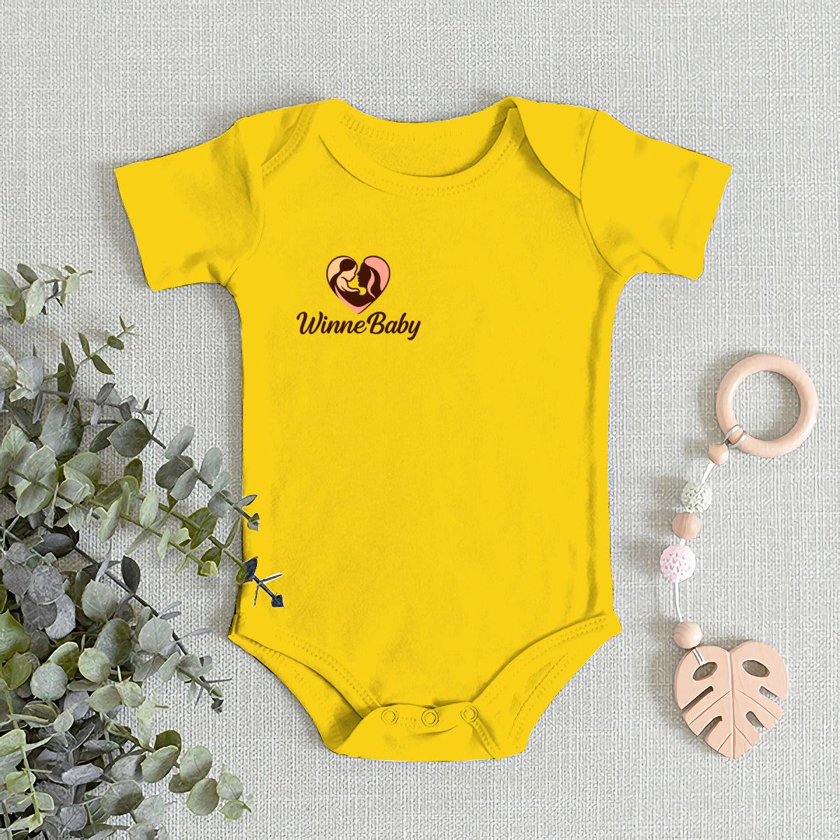 Soft premium cotton onesie for infants – gentle on skin – Winnebaby