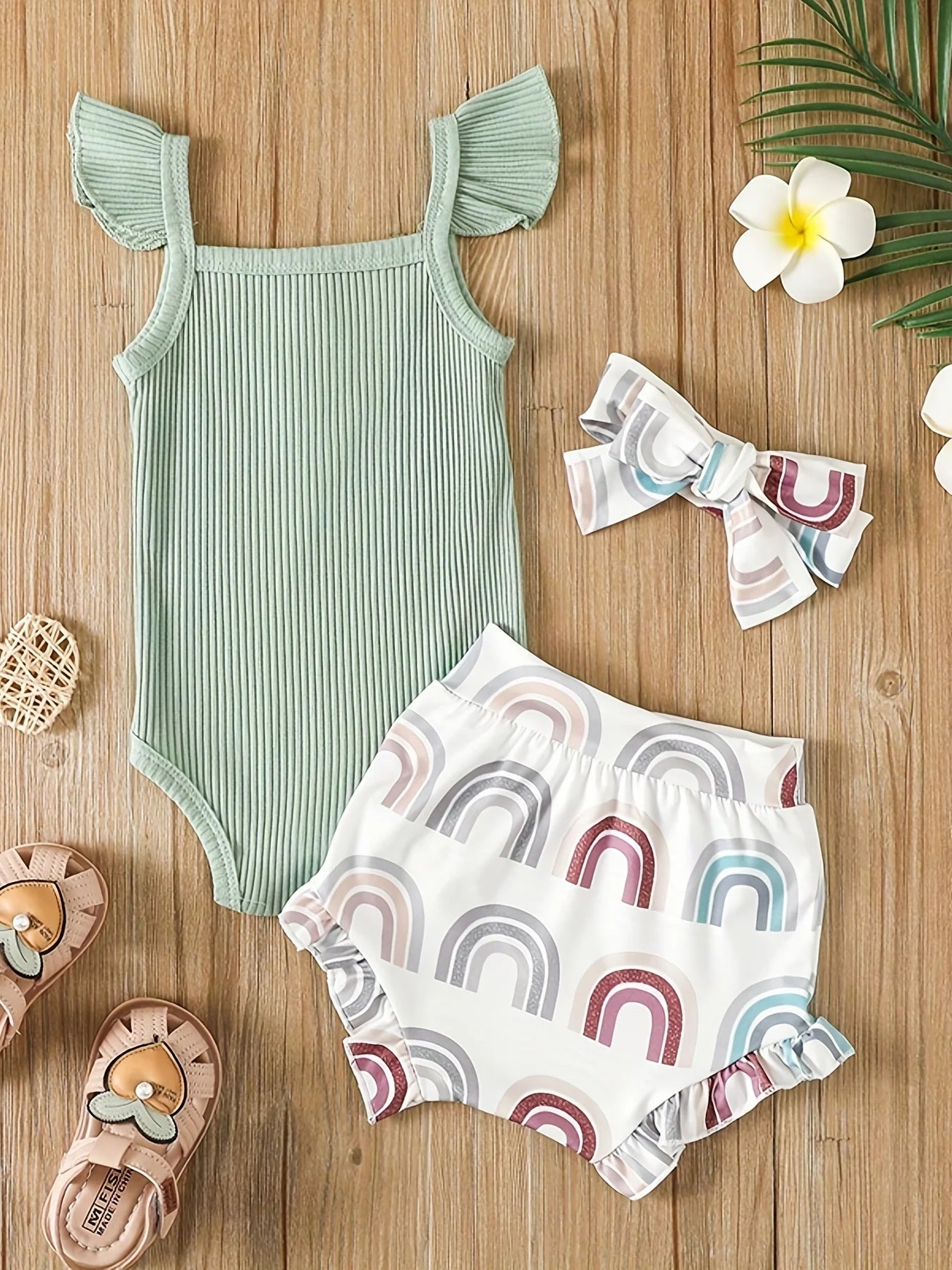 Summer Newborn Baby Girl Clothes Set