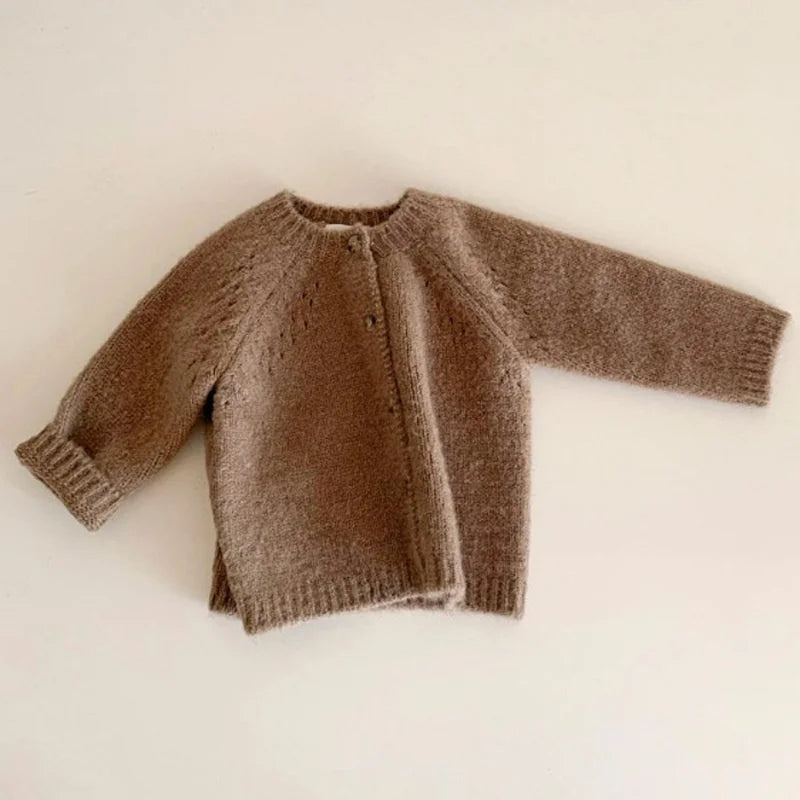 Luxurious Hypoallergenic Interlock Cardigan For Baby