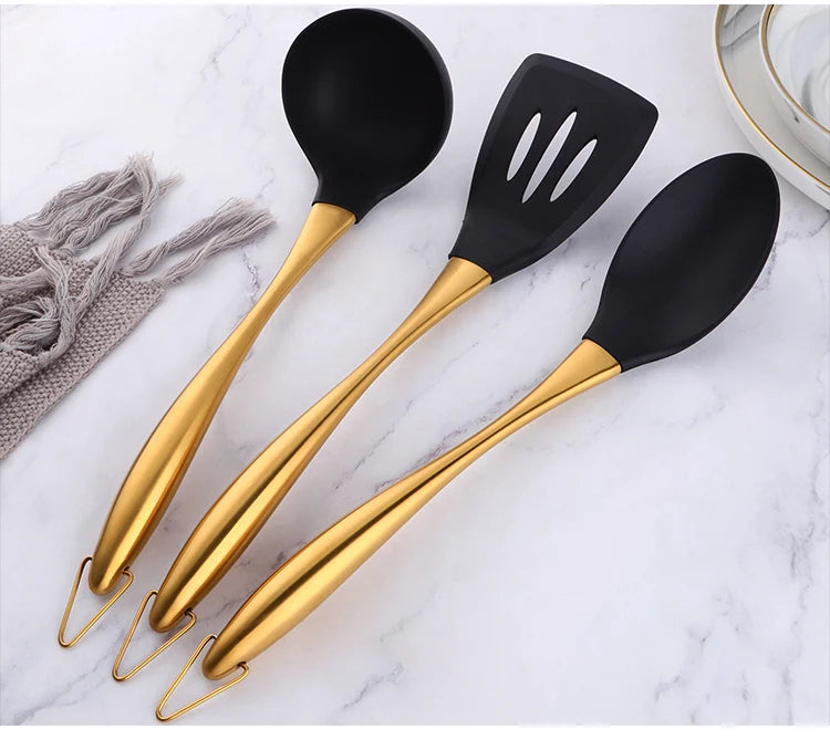 Silicone Spatula Heat-Resistant Non-Stick Set