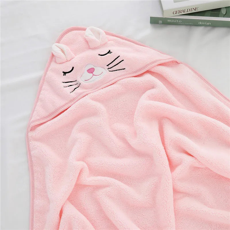Newborn Baby Hooded Towels