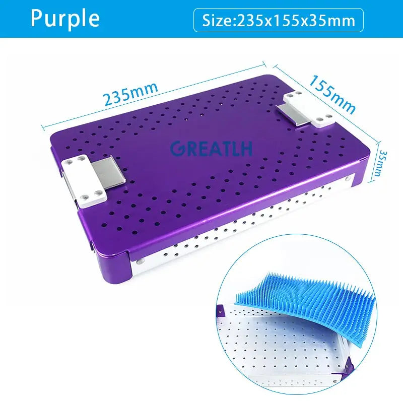 Sterilizer Tray with Silicone Mat