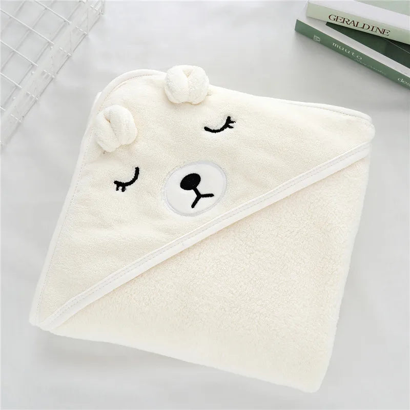 Newborn Baby Hooded Towels