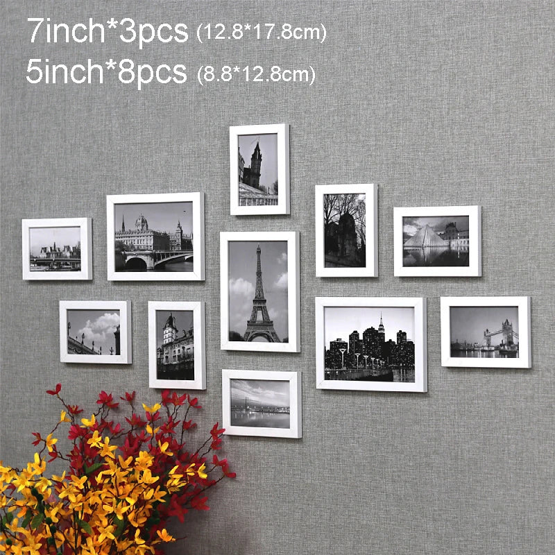 11Pcs Picture Frames Wall Photo Frame