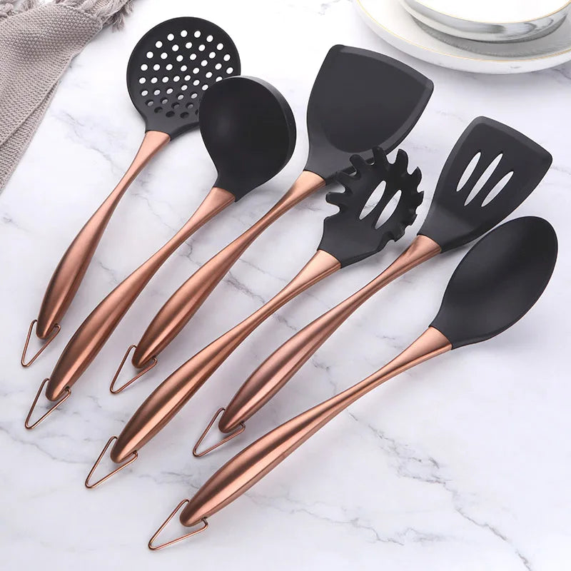 Silicone Spatula Heat-Resistant Non-Stick Set