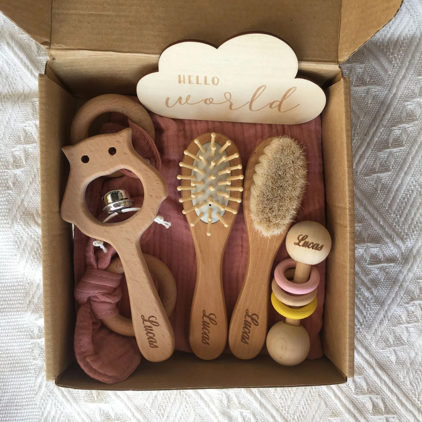 Personalized Name Bath Toys Set