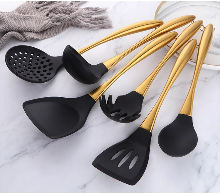 Silicone Spatula Heat-Resistant Non-Stick Set