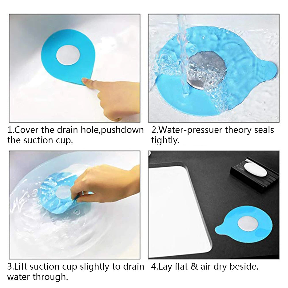Bathtub Drain Stopper Silicone Water Stopper