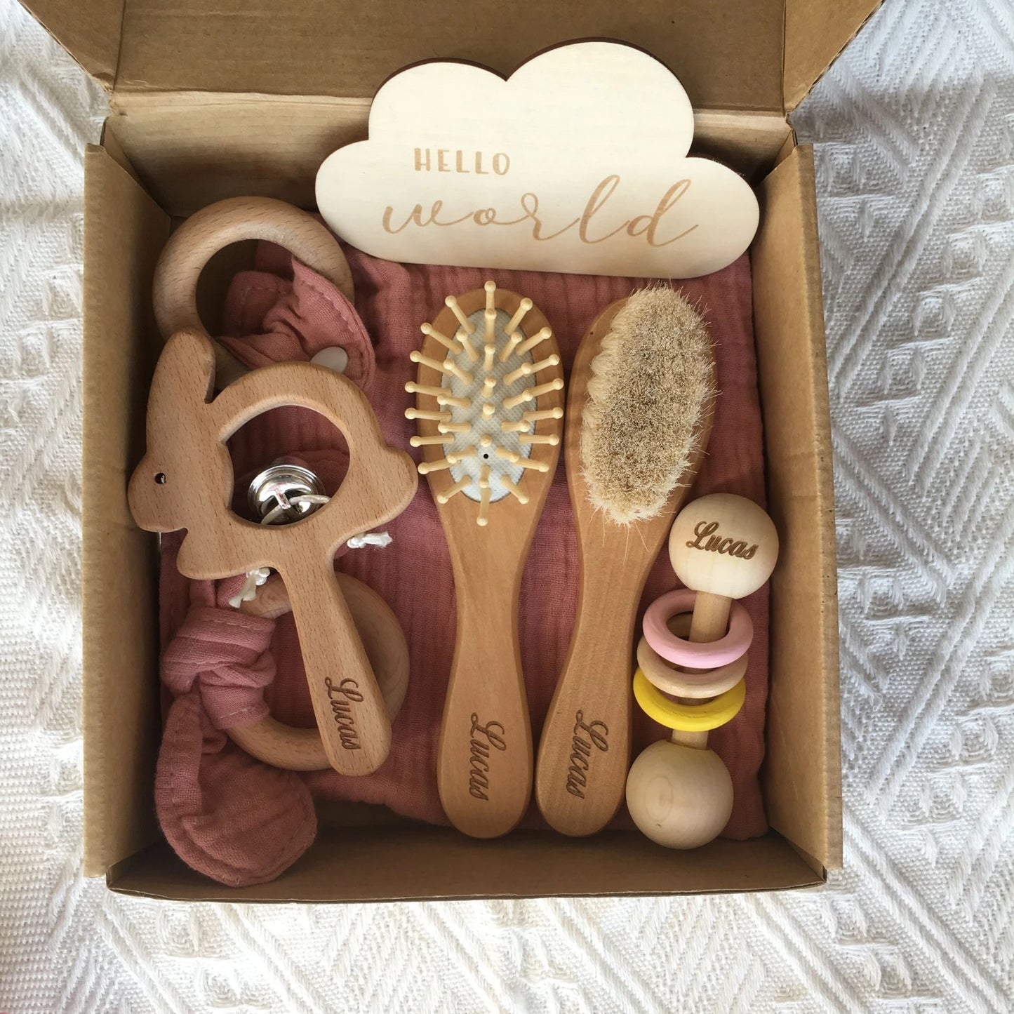 Personalized Name Bath Toys Set