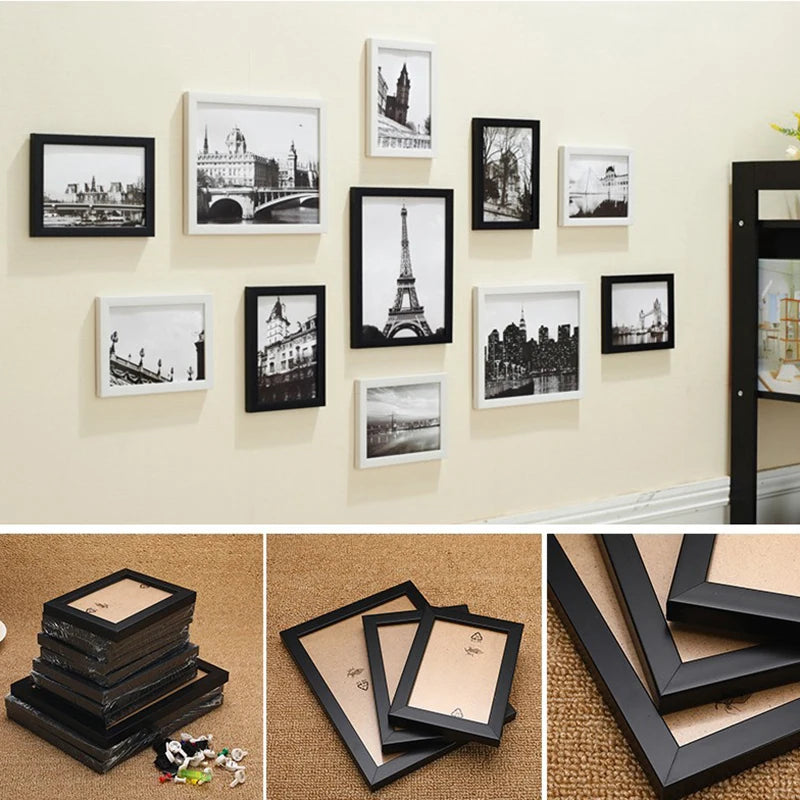 11Pcs Picture Frames Wall Photo Frame