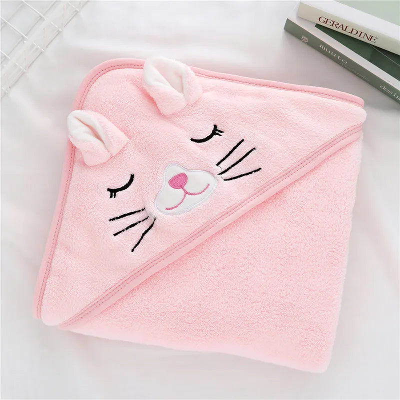 Newborn Baby Hooded Towels