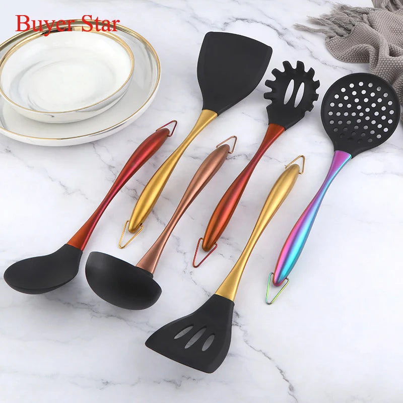 Silicone Spatula Heat-Resistant Non-Stick Set