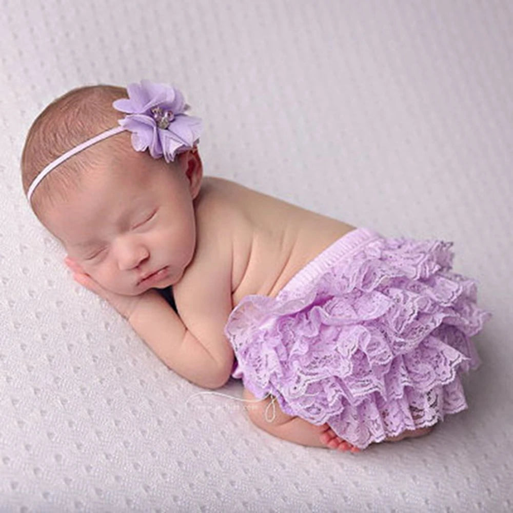 Baby Cotton Lace Bloomers