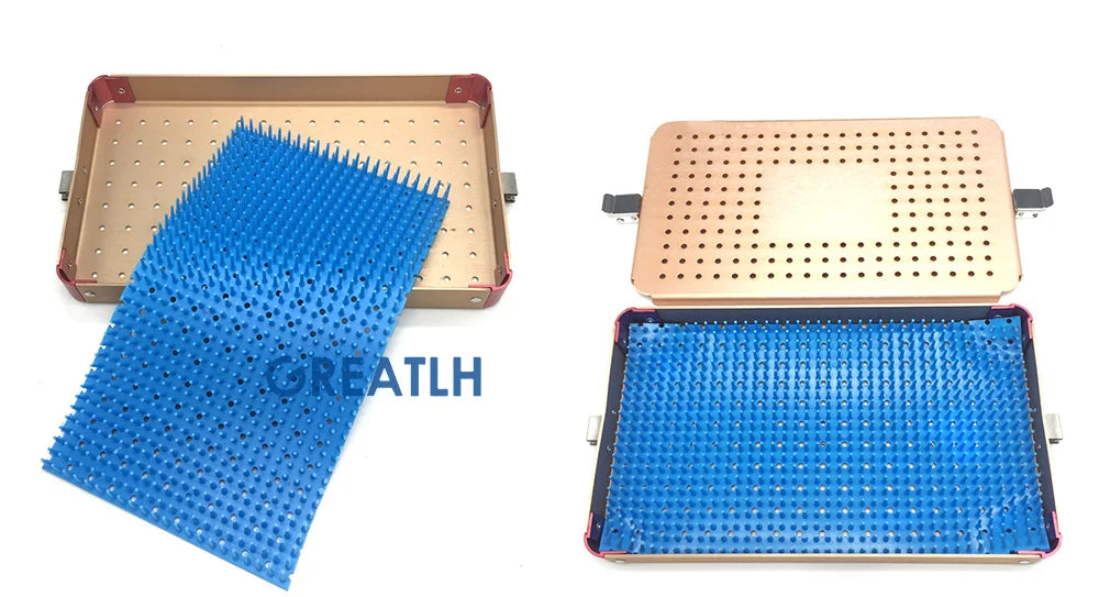 Sterilizer Tray with Silicone Mat