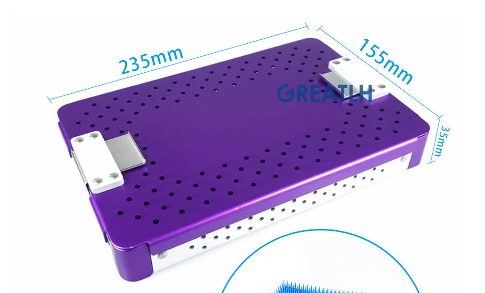 Sterilizer Tray with Silicone Mat