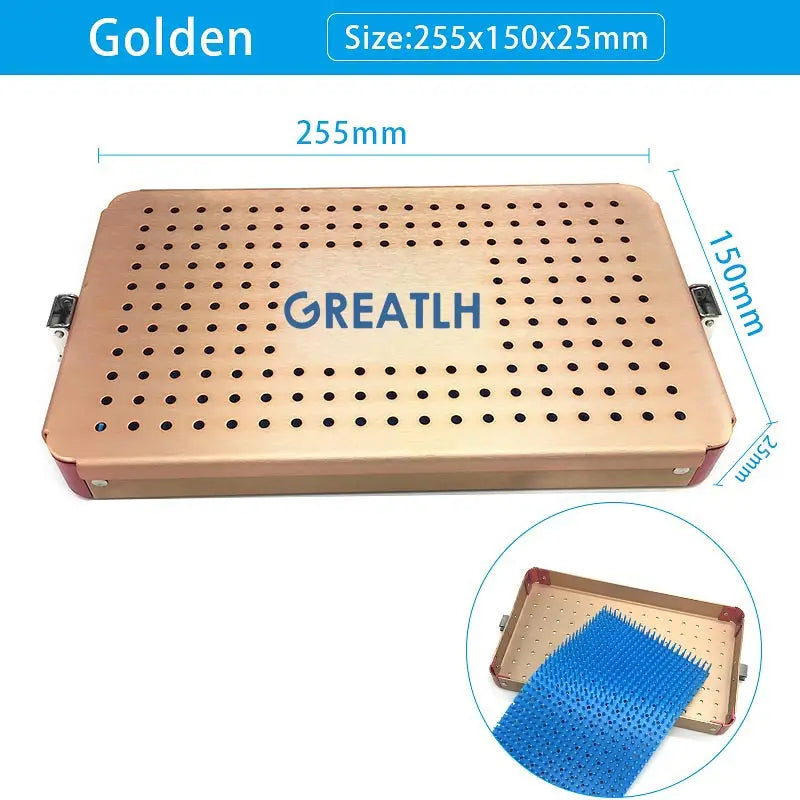 Sterilizer Tray with Silicone Mat