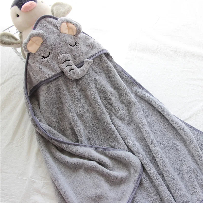Newborn Baby Hooded Towels