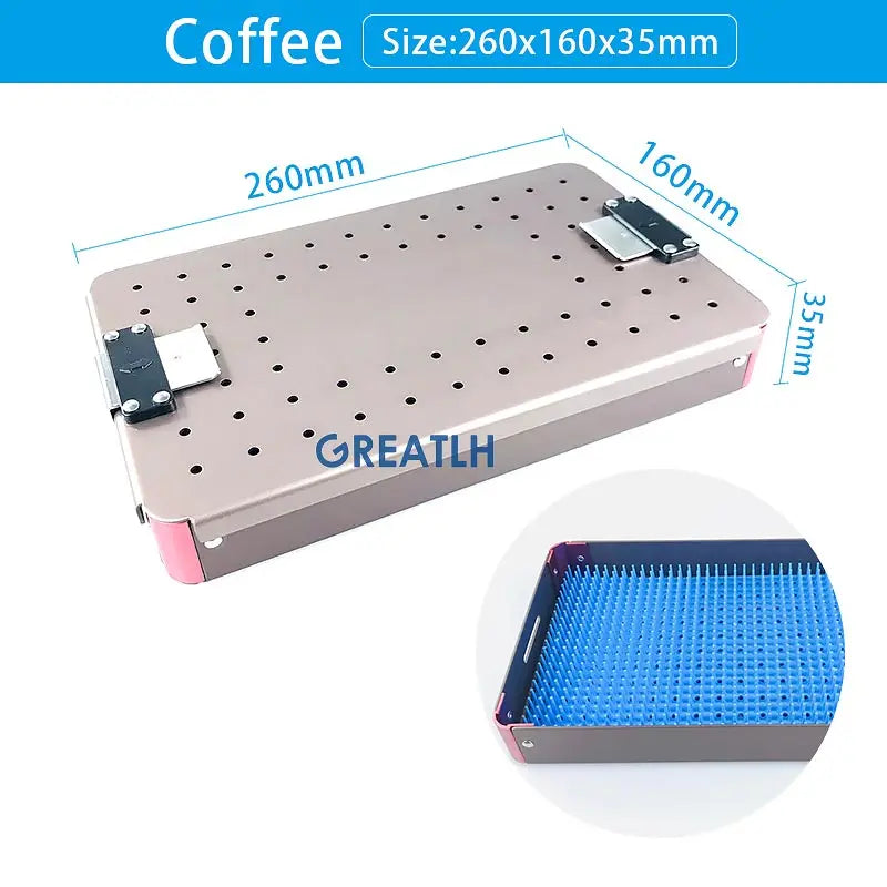 Sterilizer Tray with Silicone Mat