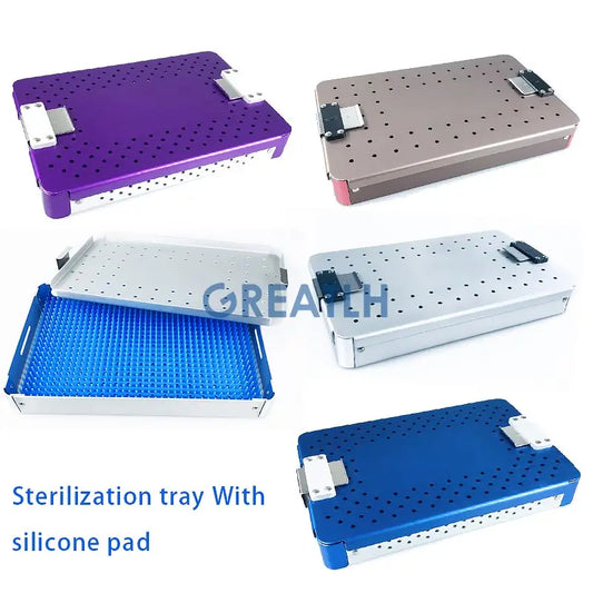 Sterilizer Tray with Silicone Mat