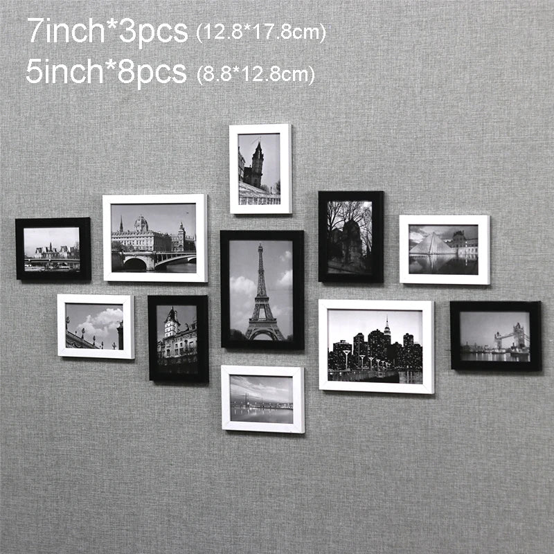 11Pcs Picture Frames Wall Photo Frame
