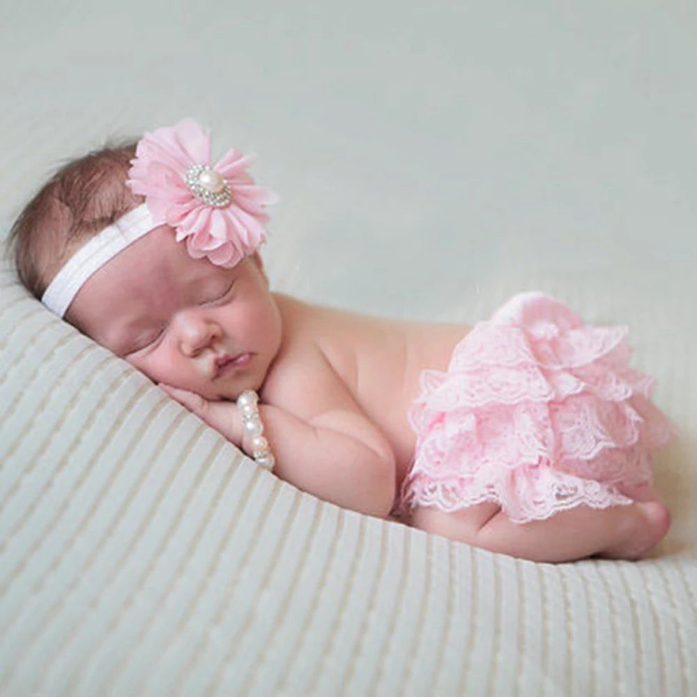 Baby Cotton Lace Bloomers