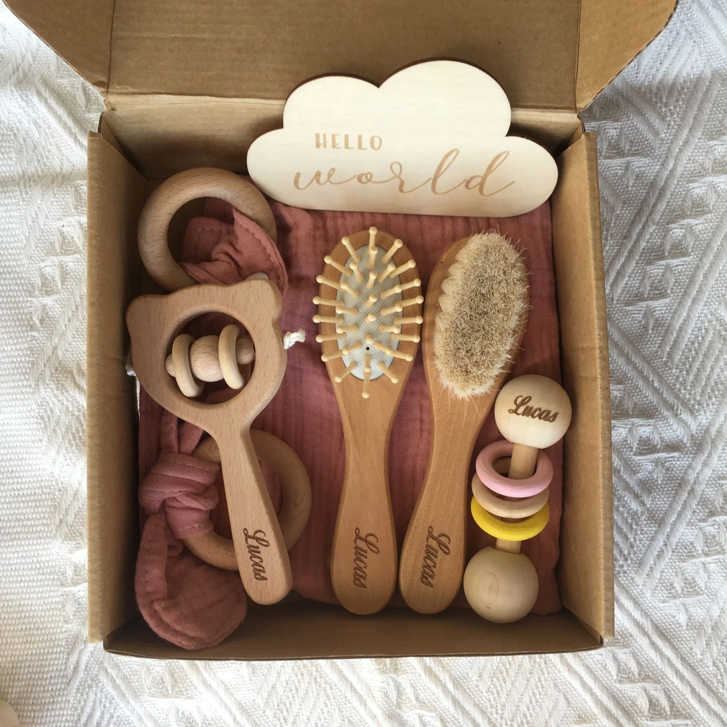 Personalized Name Bath Toys Set