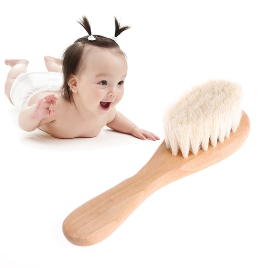Wooden Handle Baby Brush