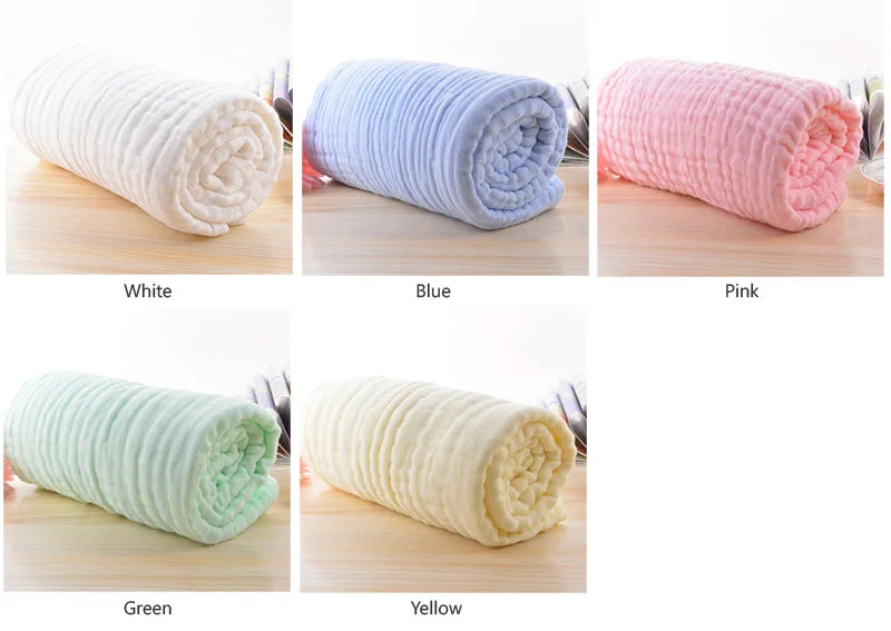 Baby Swaddle Blanket Muslin Newborn Wrap