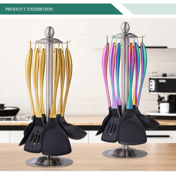 Silicone Spatula Heat-Resistant Non-Stick Set