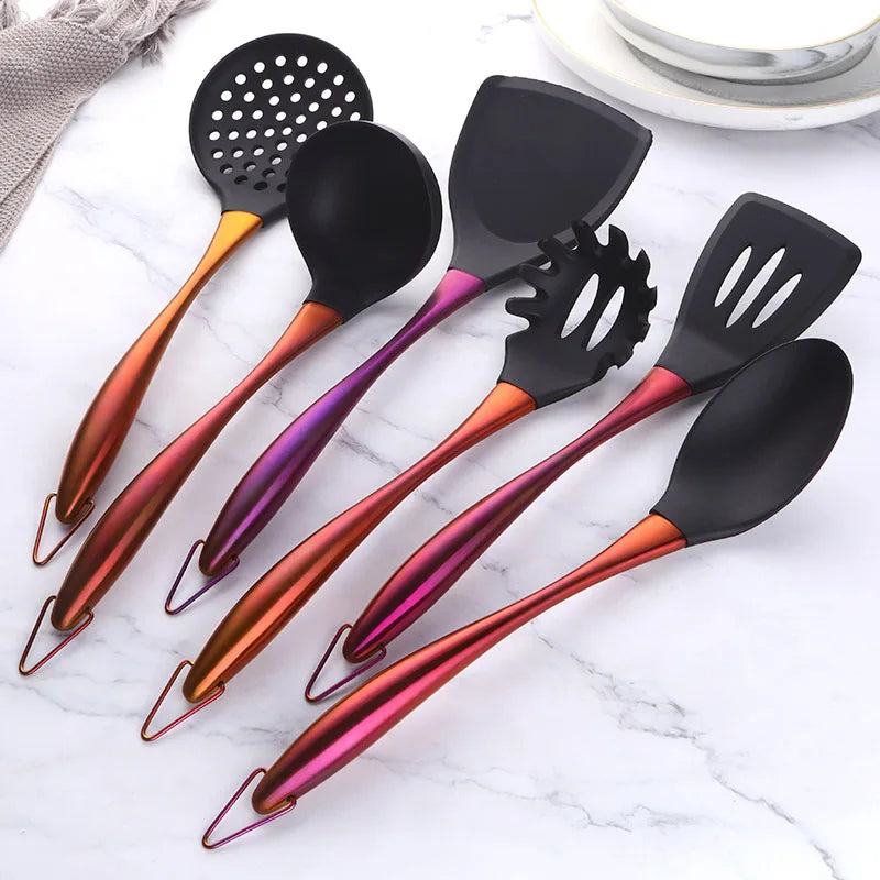 Silicone Spatula Heat-Resistant Non-Stick Set