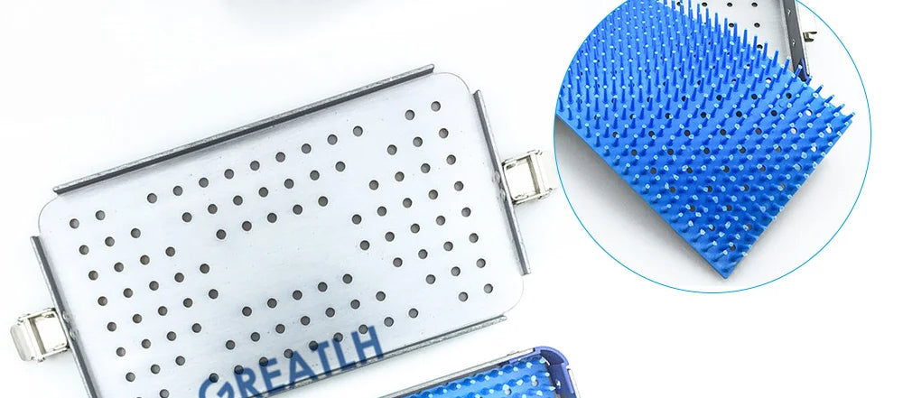 Sterilizer Tray with Silicone Mat