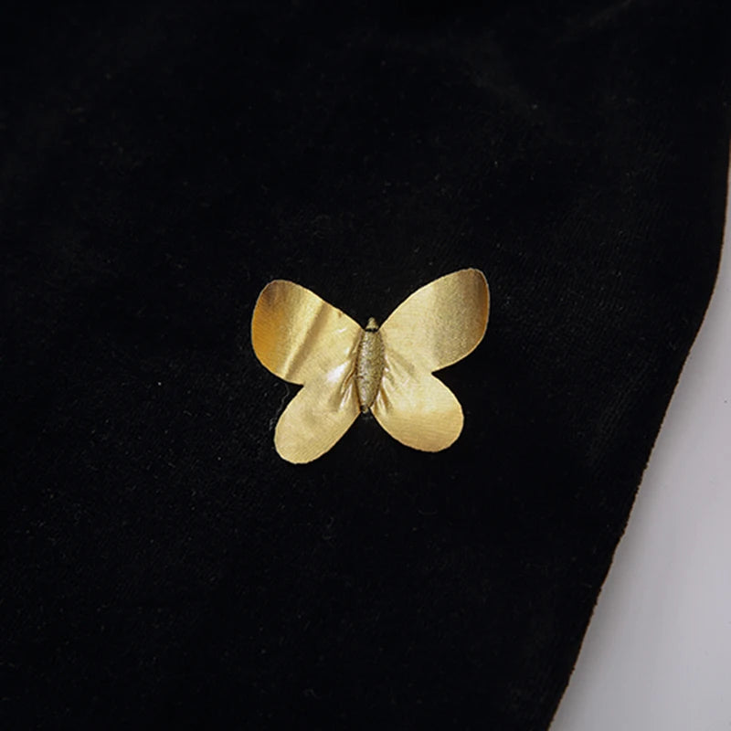 Newborn baby Footed Rompers Black Long Sleeve