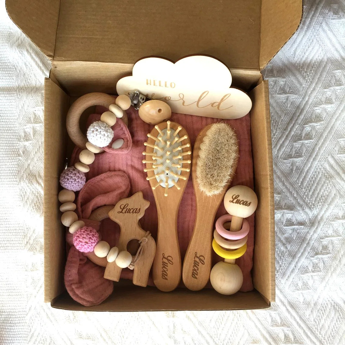 Personalized Name Bath Toys Set