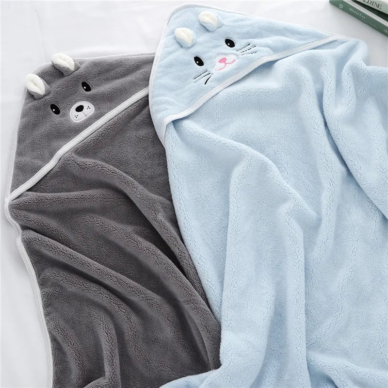 Newborn Baby Hooded Towels