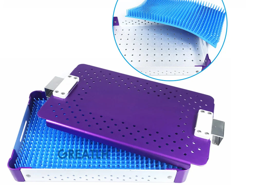 Sterilizer Tray with Silicone Mat