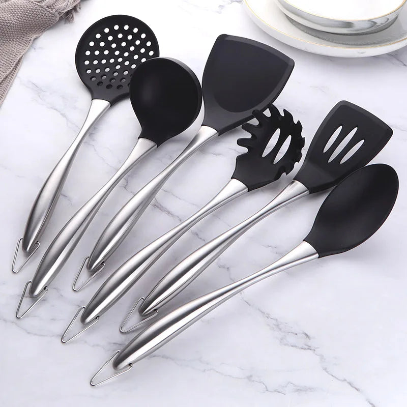 Silicone Spatula Heat-Resistant Non-Stick Set