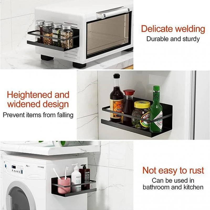 Magnetic Spice Rack Fridge Organizer Shelf