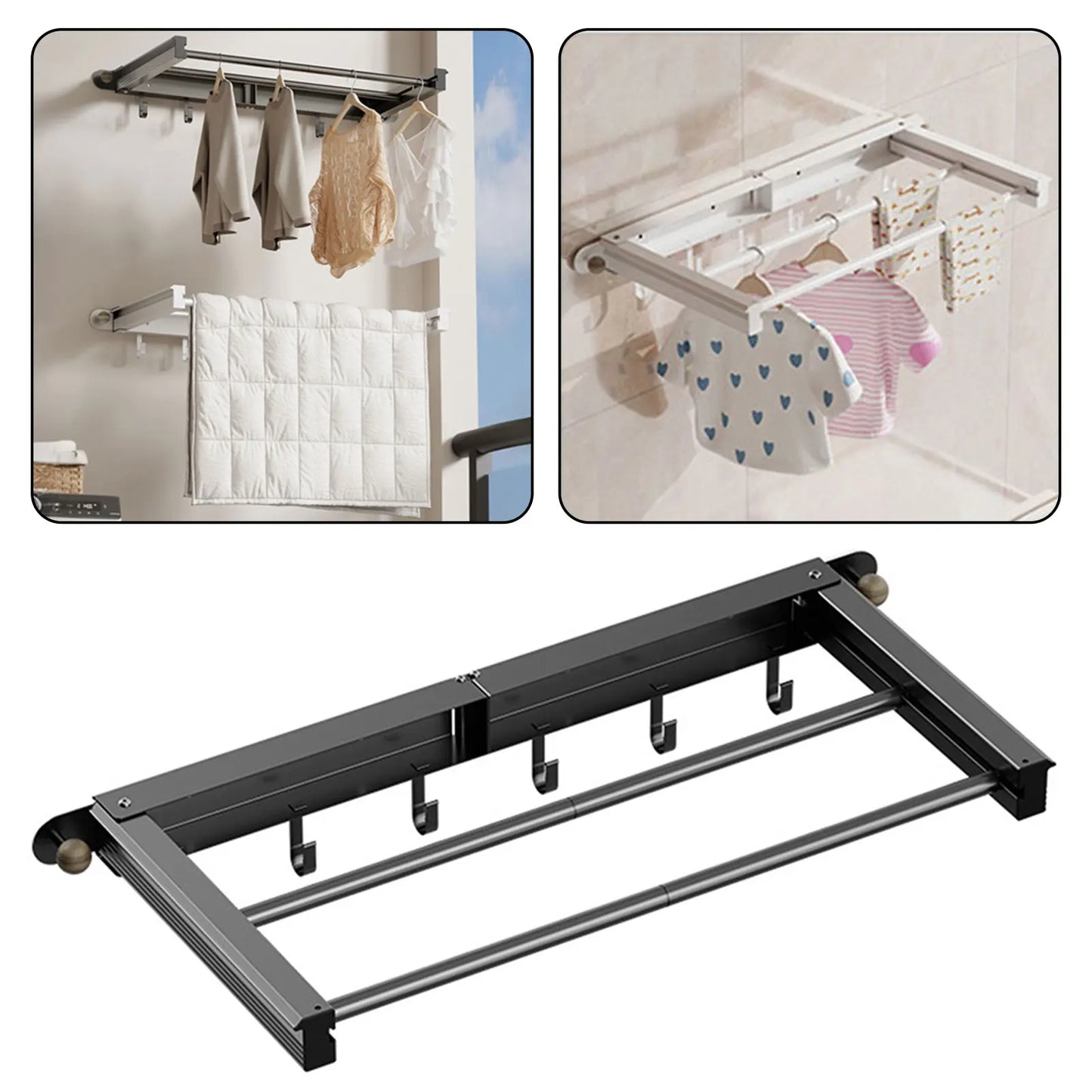 Wall Mounted Drying Rack